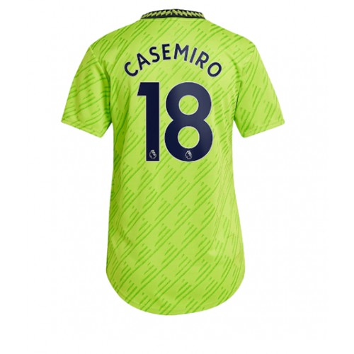 Fotbalové Dres Manchester United Casemiro #18 Dámské Alternativní 2022-23 Krátký Rukáv